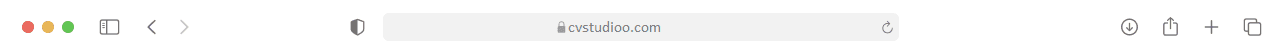 Page Éditeur CVSTUDIOO